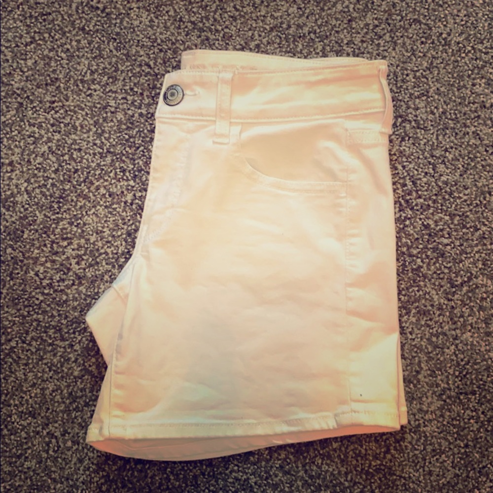 Women’s white American eagle shorts
